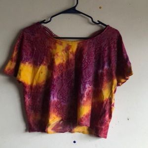Tie-dye crop top